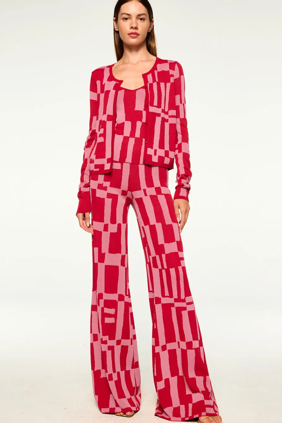 MISA Los Angeles Knits|Matching Sets>KOA PANT Pinku0026red