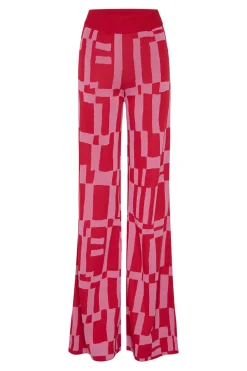 MISA Los Angeles Knits|Matching Sets>KOA PANT Pinku0026red