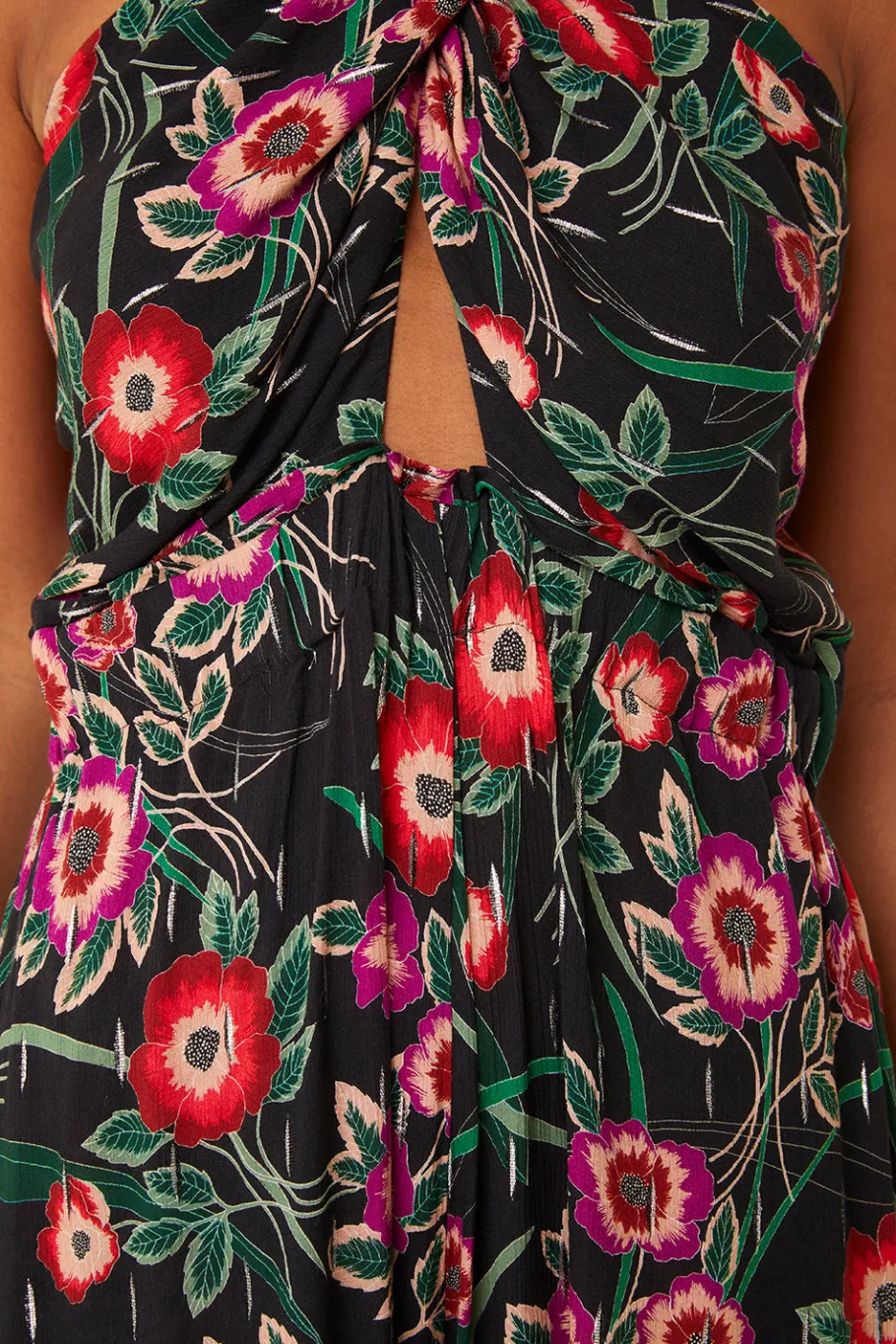 MISA Los Angeles Jumpsuits & Rompers|Jumpsuits & Rompers>KORA JUMPSUIT Anemoneawe
