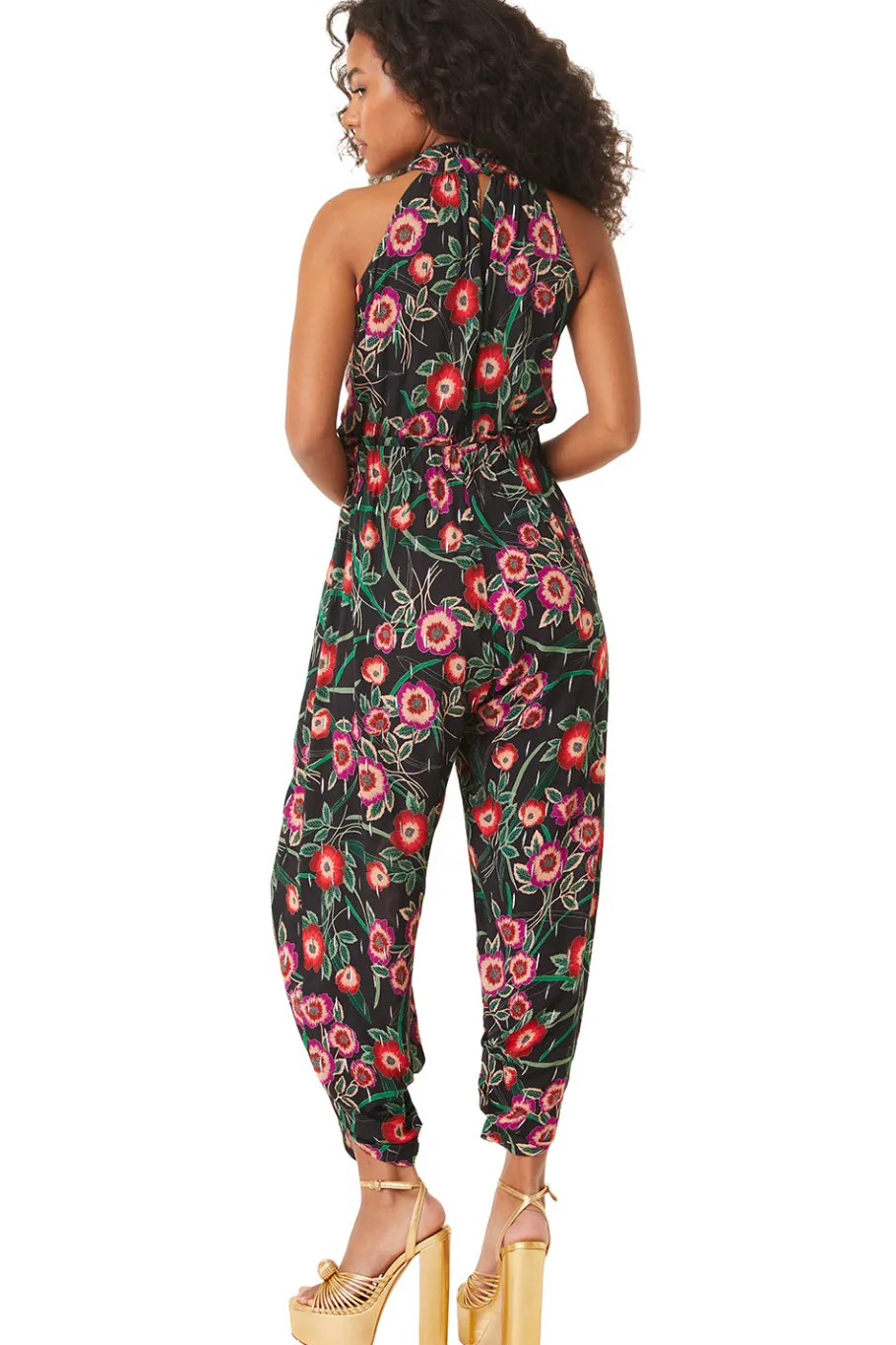 MISA Los Angeles Jumpsuits & Rompers|Jumpsuits & Rompers>KORA JUMPSUIT Anemoneawe