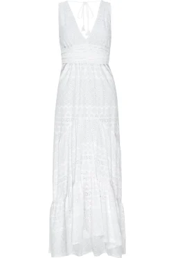 MISA Los Angeles Honeymoon|Engagement Party>KSENIA DRESS Whiteeyelet