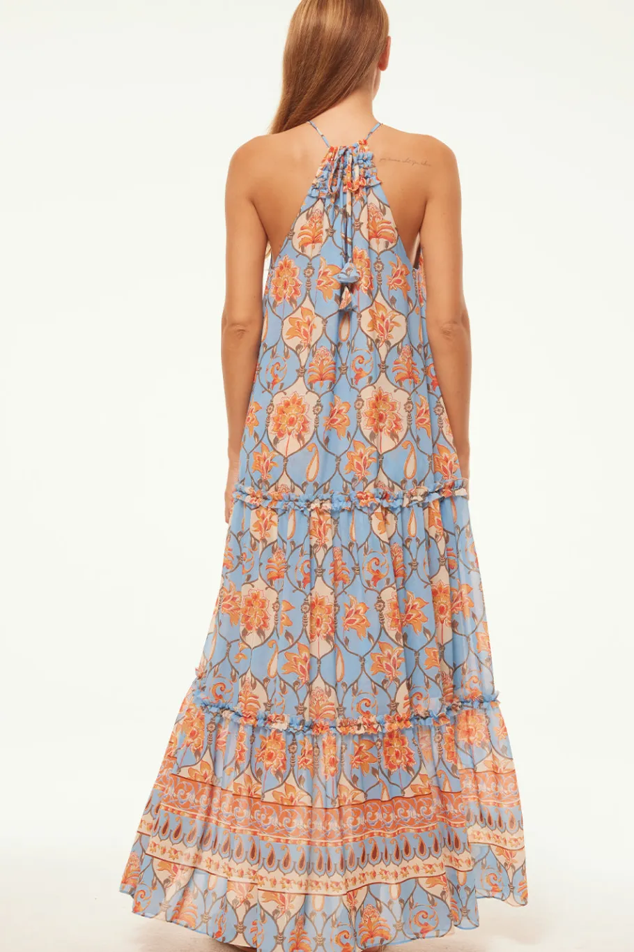 MISA Los Angeles Wedding Guest|Misa Classics>LALA DRESS Cagedfloral