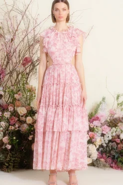 MISA Los Angeles Honeymoon|Shower>LANA DRESS Pinkverdana
