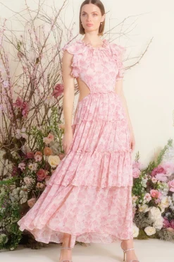 MISA Los Angeles Honeymoon|Shower>LANA DRESS Pinkverdana