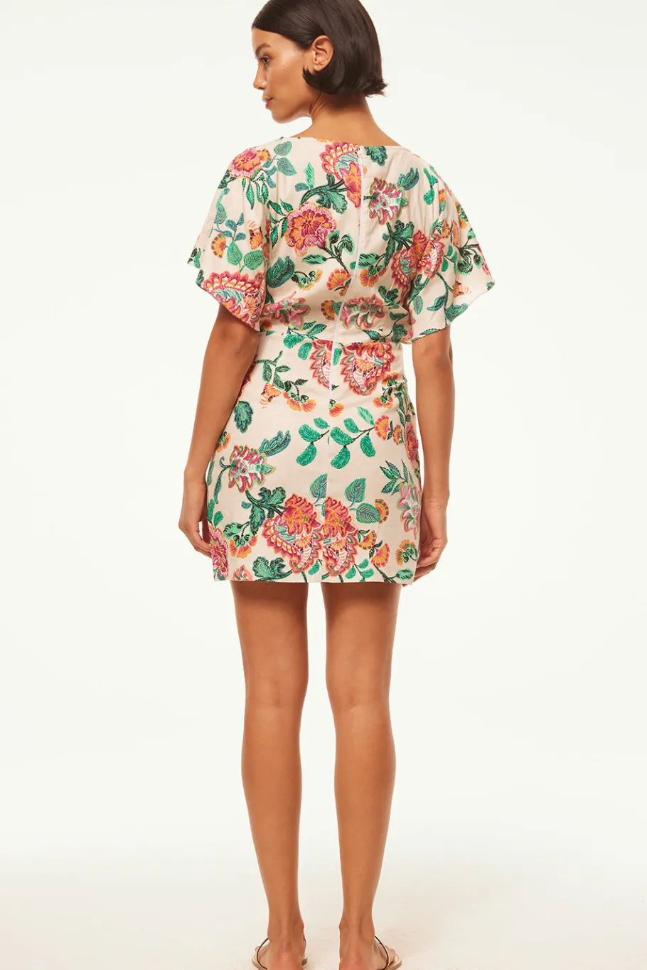 MISA Los Angeles Honeymoon|Mini>LAYLA DRESS Malikapaisleyfloral