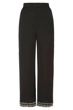 MISA Los Angeles Matching Sets|Pants>LEIA PANT Blacksatin