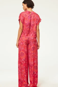 MISA Los Angeles Matching Sets|Pants>LEMOR PANT Floracorsicafuchsia