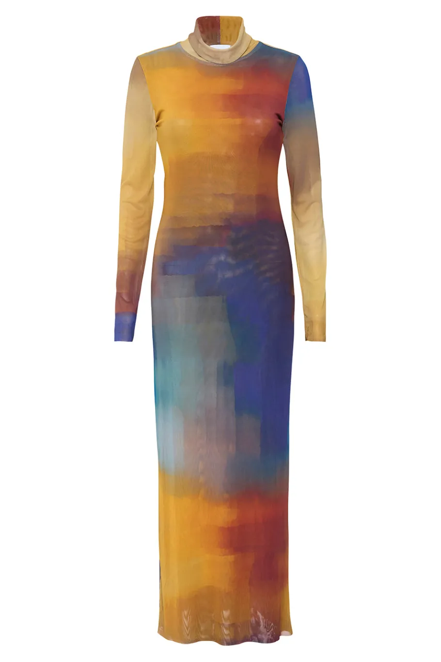 MISA Los Angeles Wedding Guest|Jersey & Mesh>LIV DRESS Digitalombre