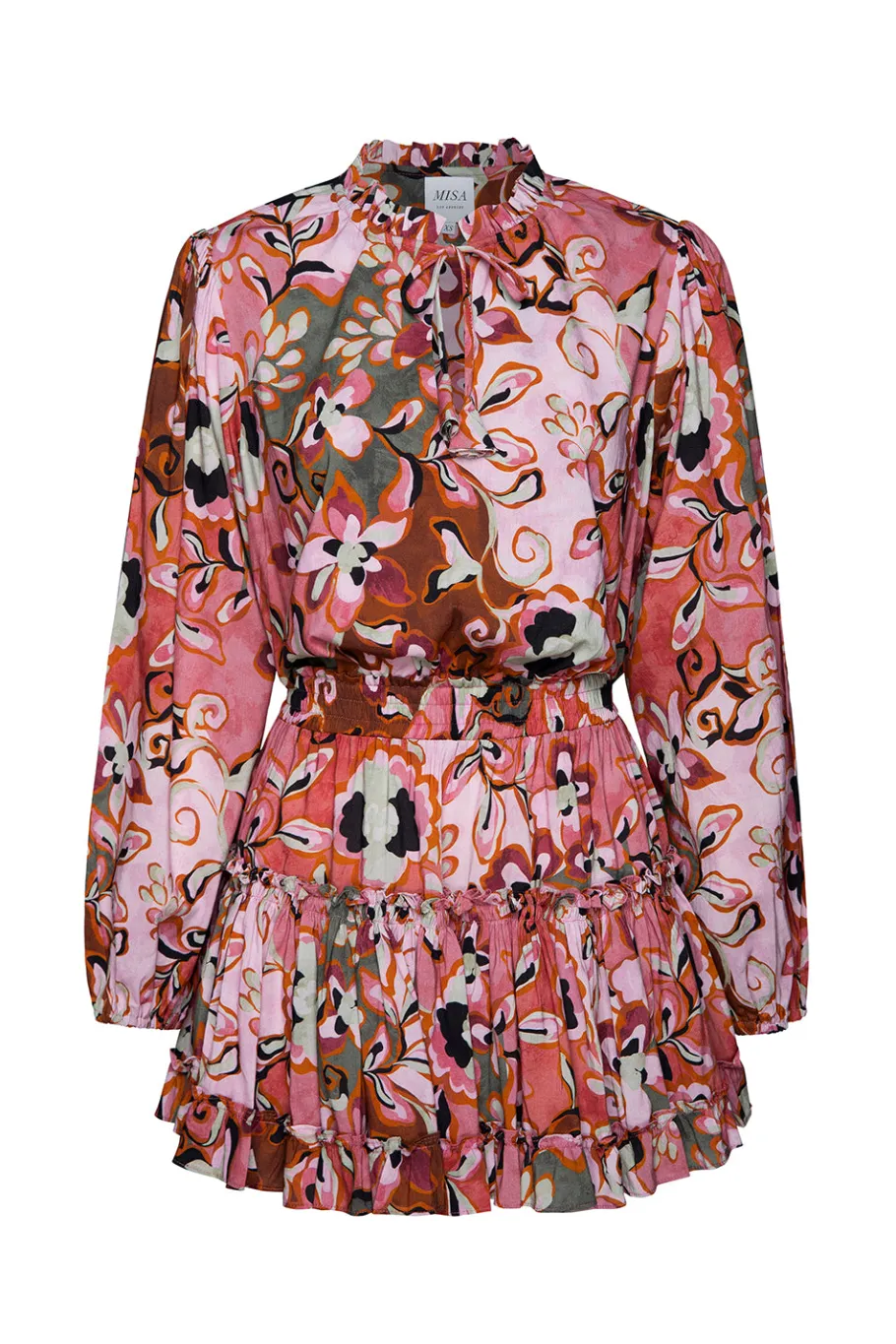 MISA Los Angeles Honeymoon|Long-sleeve>LORENA DRESS Resortbatikcottonrayon