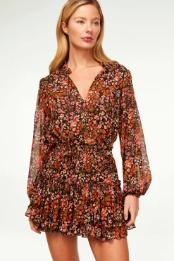 MISA Los Angeles Long-sleeve|Misa Classics>LORENA DRESS Autumnflora