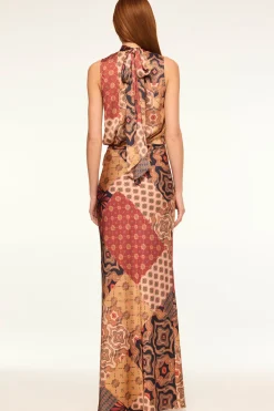 MISA Los Angeles Matching Sets|Tops>LUKA TOP Surrealpatchworksatin
