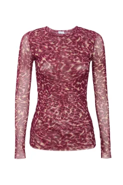 MISA Los Angeles Matching Sets|Jersey & Mesh>LULA TOP Faunaabstractmesh