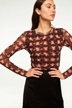 MISA Los Angeles Matching Sets|Jersey & Mesh>LULA TOP Angelglow