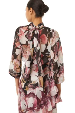 MISA Los Angeles Wedding Guest|Tops>LULU TOP Floratropicalblack