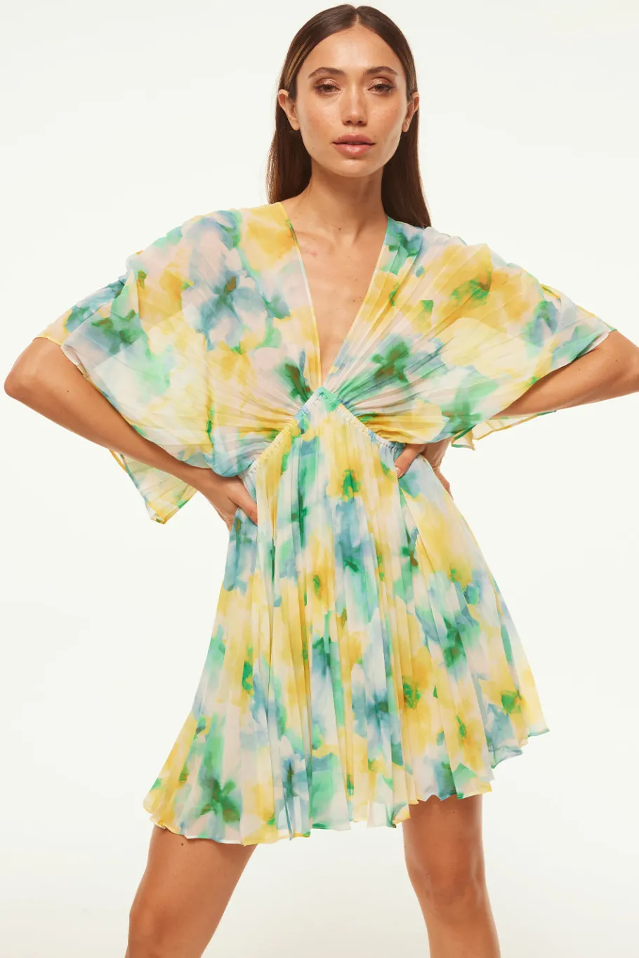 MISA Los Angeles Wedding Guest|Engagement Party>LUNA DRESS Citronwatercolor