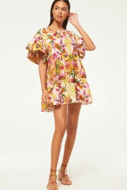 MISA Los Angeles Mini|Dresses>MABEL DRESS Floralcorsicamulti