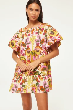 MISA Los Angeles Mini|Dresses>MABEL DRESS Floralcorsicamulti