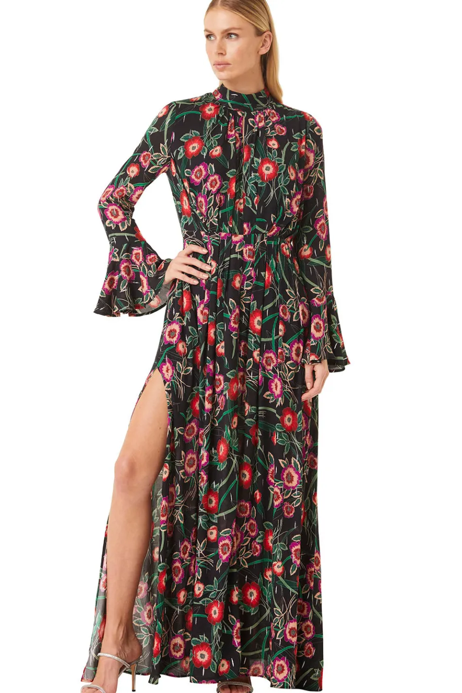 MISA Los Angeles Wedding Guest|Long-sleeve>MAJA DRESS Anemoneawe