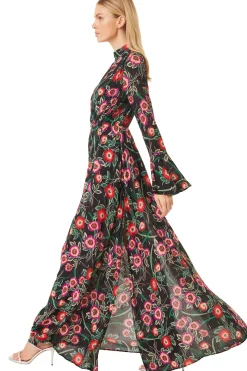 MISA Los Angeles Wedding Guest|Long-sleeve>MAJA DRESS Anemoneawe