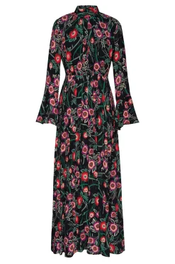 MISA Los Angeles Wedding Guest|Long-sleeve>MAJA DRESS Anemoneawe