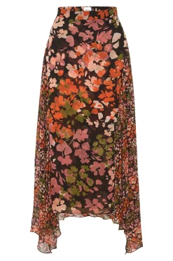 MISA Los Angeles Matching Sets|Skirts & Shorts>MARAL SKIRT Autumnfloramix