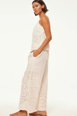MISA Los Angeles Honeymoon|Classic White>MARCELA TOP Whiteeyelet