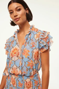 MISA Los Angeles Matching Sets|Tops>MARIA TOP Cagedfloral