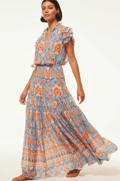 MISA Los Angeles Matching Sets|Tops>MARIA TOP Cagedfloral
