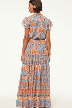 MISA Los Angeles Matching Sets|Tops>MARIA TOP Cagedfloral