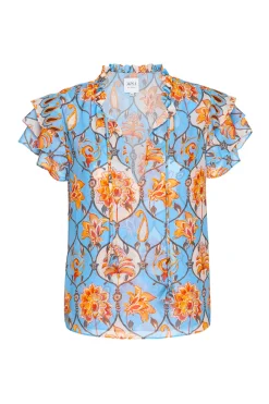MISA Los Angeles Matching Sets|Tops>MARIA TOP Cagedfloral