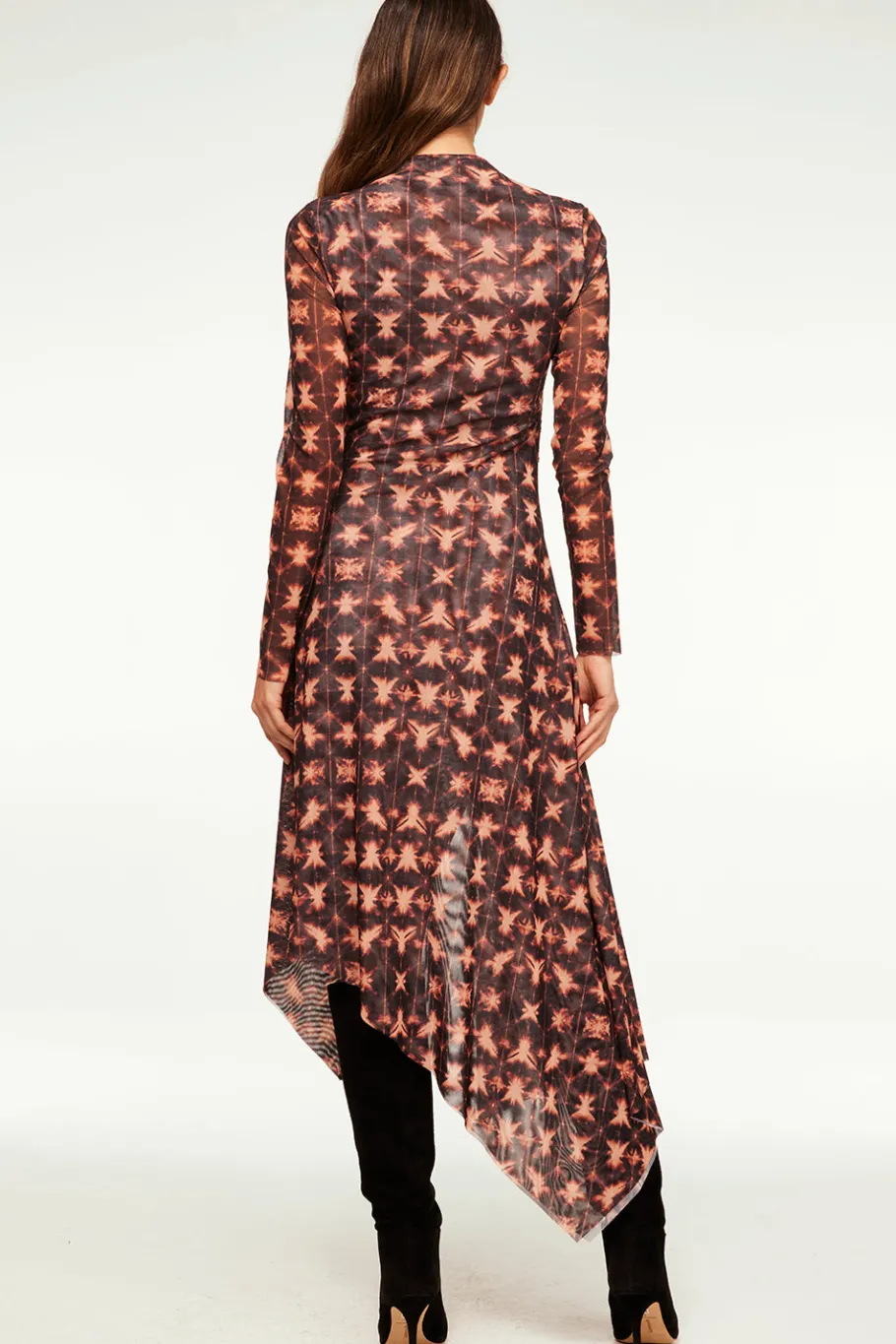 MISA Los Angeles Wedding Guest|Jersey & Mesh>MARINA DRESS Angelglow