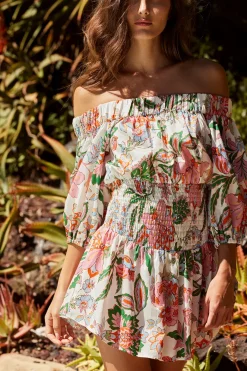 MISA Los Angeles Mini|Honeymoon>MARTA DRESS Casablancafloral