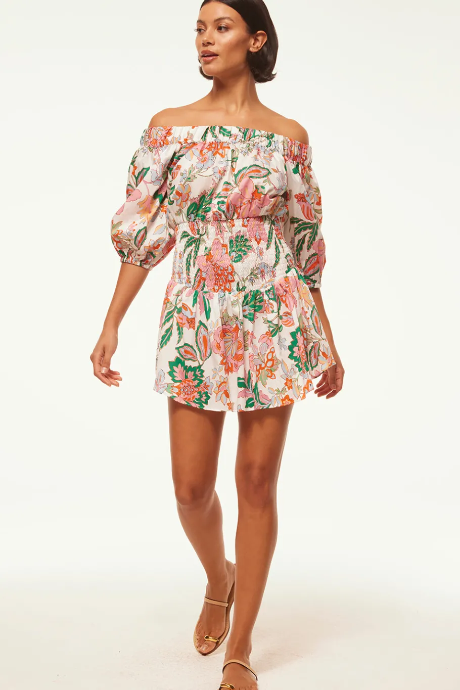 MISA Los Angeles Mini|Honeymoon>MARTA DRESS Casablancafloral