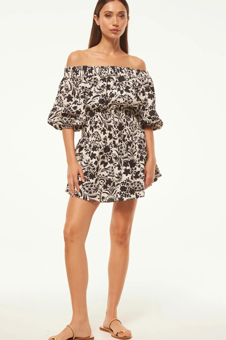 MISA Los Angeles Honeymoon|Mini>MARTA DRESS Floranegraditsy