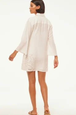 MISA Los Angeles Honeymoon|Classic White>MATIAS DRESS Whiteeyelet