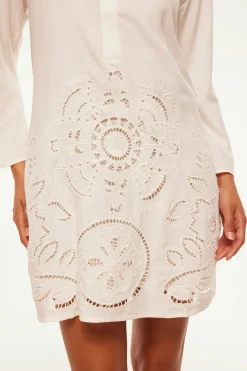 MISA Los Angeles Honeymoon|Classic White>MATIAS DRESS Whiteeyelet