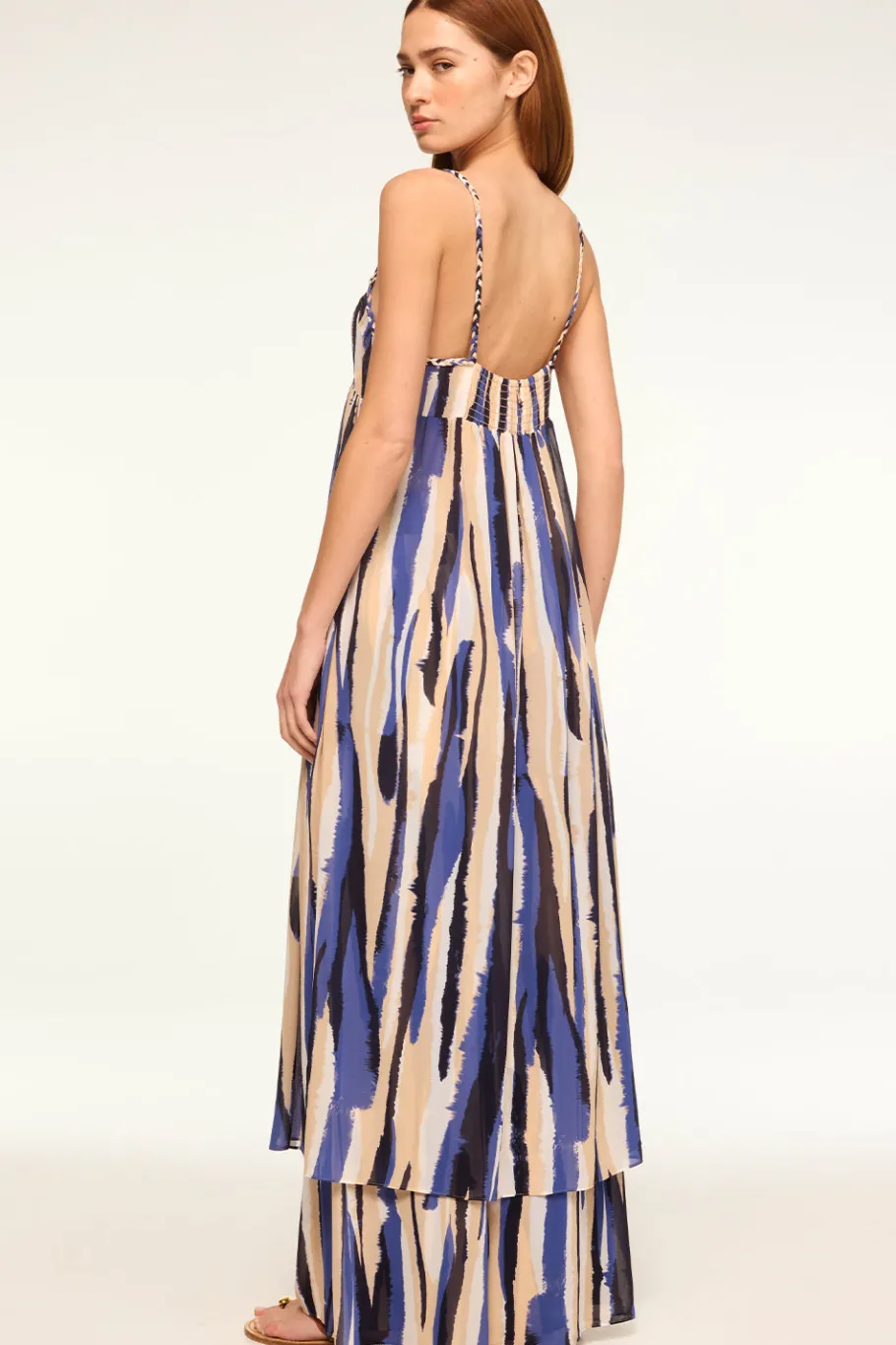 MISA Los Angeles Robes & Kaftans|Tops>MAYTE TOP Stripedinstinct