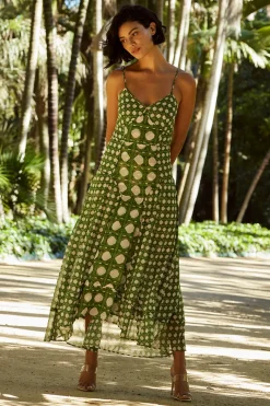 MISA Los Angeles Dresses>MILA DRESS Rattantilemix