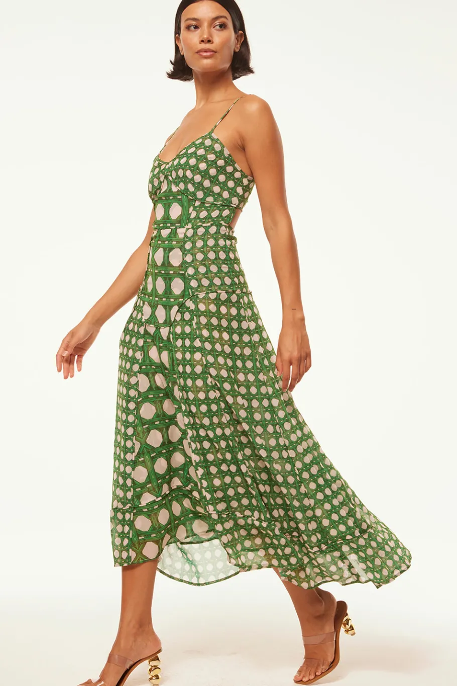 MISA Los Angeles Dresses>MILA DRESS Rattantilemix