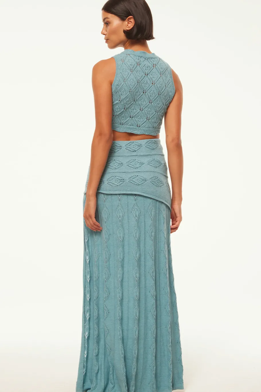 MISA Los Angeles Honeymoon|Bachelorette>NADIM SKIRT Blue