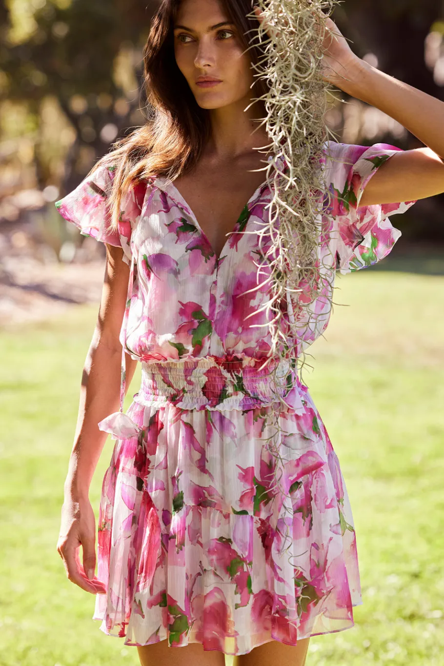MISA Los Angeles Engagement Party|Misa Classics>NATALIA DRESS Gardenfuchsia