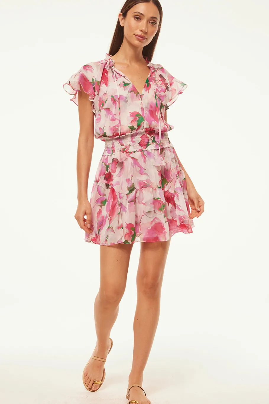 MISA Los Angeles Engagement Party|Misa Classics>NATALIA DRESS Gardenfuchsia