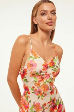 MISA Los Angeles Wedding Guest|Misa Classics>NEGINE DRESS Palmareibloomsmix