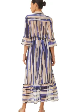 MISA Los Angeles Misa Classics|Midi>OFELIA DRESS Stripedinstinct