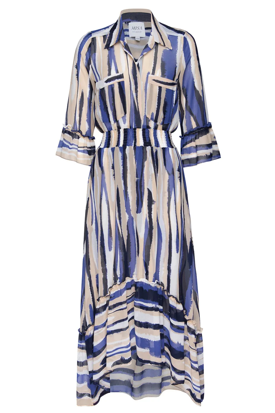MISA Los Angeles Misa Classics|Midi>OFELIA DRESS Stripedinstinct