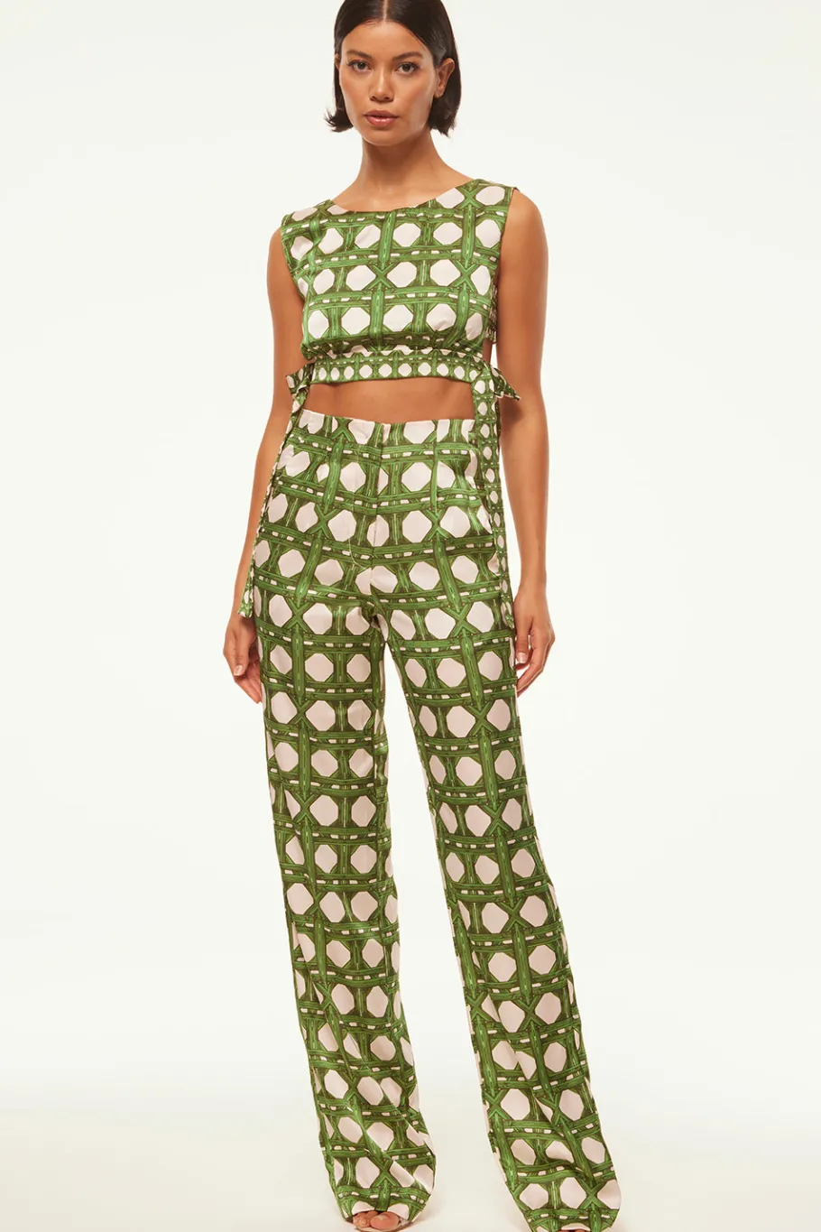 MISA Los Angeles Honeymoon|Matching Sets>OLENA TOP Rattantilemix