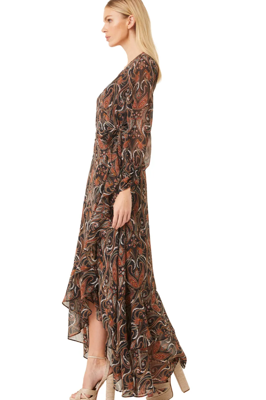 MISA Los Angeles Wedding Guest|Long-sleeve>PAMELA DRESS Spartinapaisley
