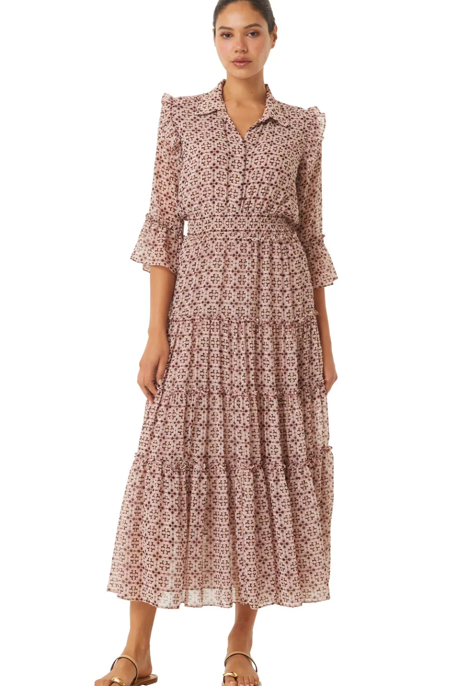 MISA Los Angeles Misa Classics|Maxi>PAMELINA DRESS Warmwintertile