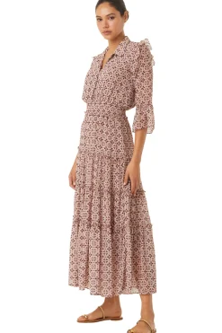 MISA Los Angeles Misa Classics|Maxi>PAMELINA DRESS Warmwintertile