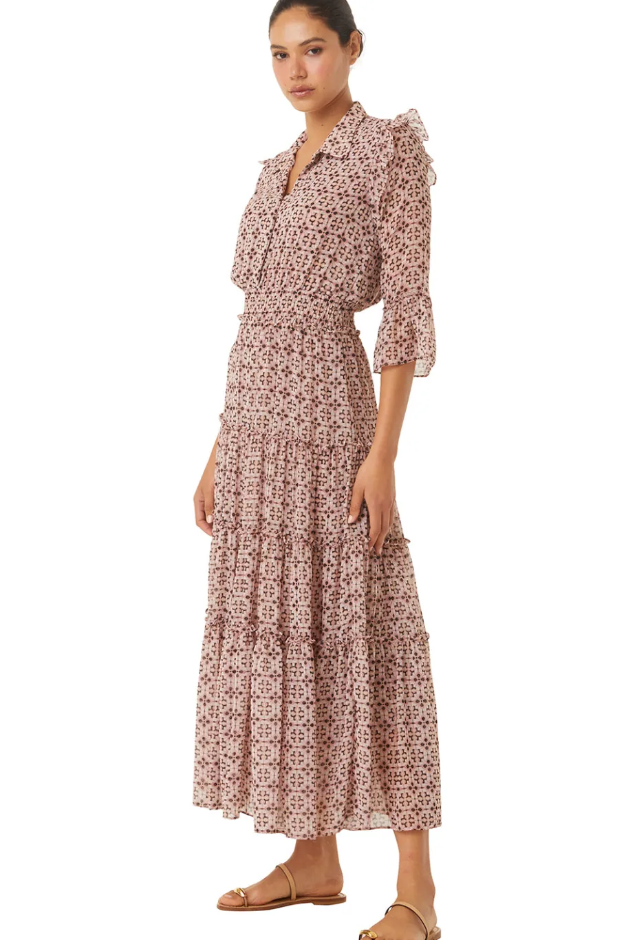 MISA Los Angeles Misa Classics|Maxi>PAMELINA DRESS Warmwintertile